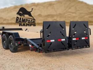 Iron Bull 7x10 14K Equipment Trailer with Rampage Ramps