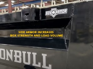 Iron Bull DTB and DWB Dump Trailer with Side Armor